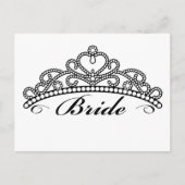Bride Tiara Briefkaart (Voorkant)