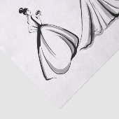 Bride Tissuepapier (Detail)