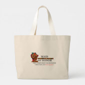 Bride-to-be African geïnspireerde Canvas tas (Achterkant)