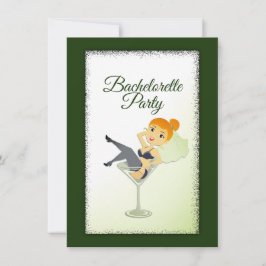 Bride to be Bachelorette Party Invitation Kaart