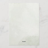 Bride-to-Be Bridal Shower  - Two Cups of Tea Theme Kaart (Achterkant)