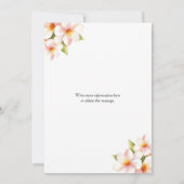 Bride to Be Bruids Douche Uitnodiging (Achterkant)