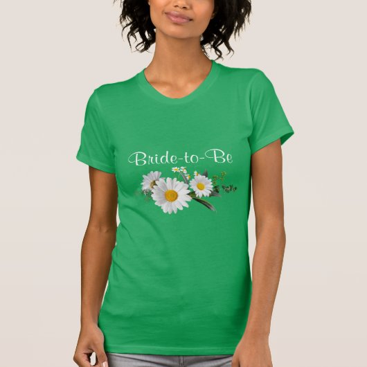Bride-to-be, bruine bruidsmaisjes, t-shirt (Voorkant)