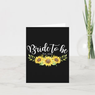 Bride To Be EST 2025 Celebrate Engaged Mannen Vrou Kaart