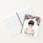 Bride to be - Future Mrs Notebook (Brunett Bride) Notitieboek (Binnen)