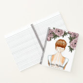 Bride to be - Future Mrs Notebook (Red Hair Bride) Notitieboek (Binnen)