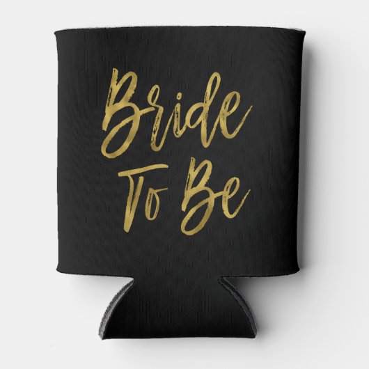 Bride To Be Gold Foil Koelbox Blikjeskoeler (Voorkant)