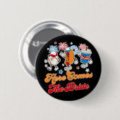 Bride To Be Honkbal Bachelorette Feest Hier Komt Ronde Button 5,7 Cm (Voorkant /achterkant)