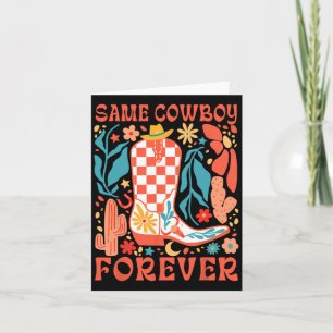Bride to be Howdy Western Bachelorette Zelfde Cowb Kaart