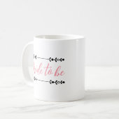 Bride-to-Be Mok – Elegante Persoonlijke Trouwcel (Voorkant links)