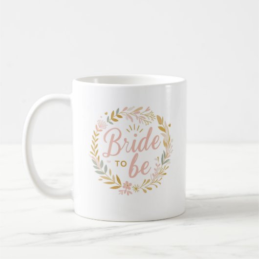 Bride-to-Be Mok, Perfect Bruids Cadeau Koffiemok (Links)