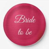 Bride to be Paper Bord (Voorkant)
