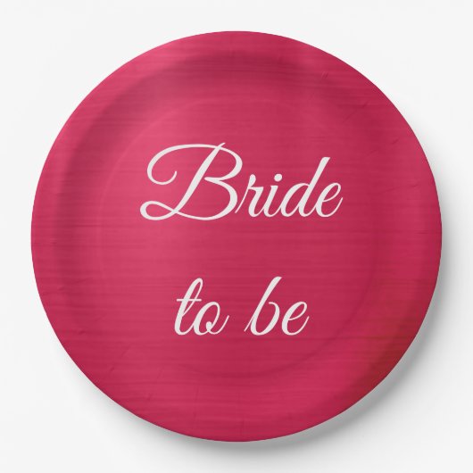 Bride to be Paper Bord (Voorkant)