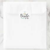 Bride To Be Ronde Sticker (Tas)