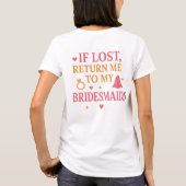 Bride to be t-shirt (Achterkant)