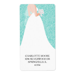 Bride to Be Vrijgezellenfeest Turquoise Retour Adr Etiket