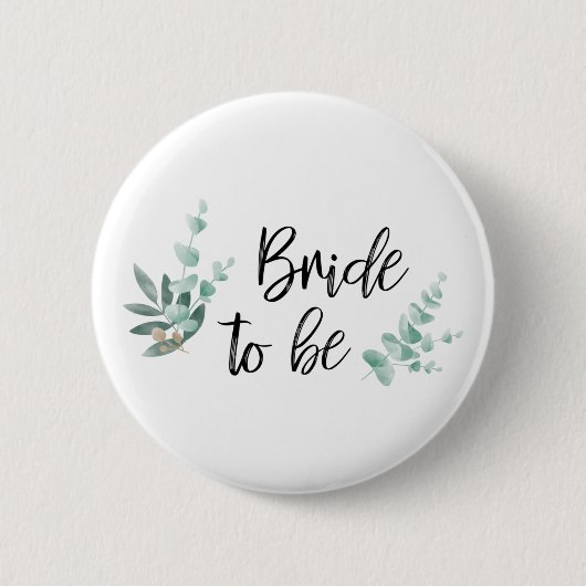 Bride to be / Zukünftige Braut / Hochzeit / JGA  Ronde Button 5,7 Cm (Voorkant)