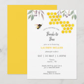 "Bride to bee"-bridale douche Kaart (Voorkant / Achterkant)