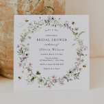 Bride to bee Lavender Wildflower Vrijgezellenfeest Kaart<br><div class="desc">Bijenthemed Wildflower brudal doucheuitnodiging met een delicate waterverf van groene en lavendere wilde bloemen met boeiende bijen. Pas uw informatie aan of klik op "Klik om verder aan te passen" om tekenstijlen,  grootte en kleuren te bewerken.</div>