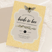 Bride to bee rustic Elegant Vrijgezellenfeest Kaart