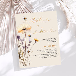 Bride to bee wildflower beige budget vrijgezellenf