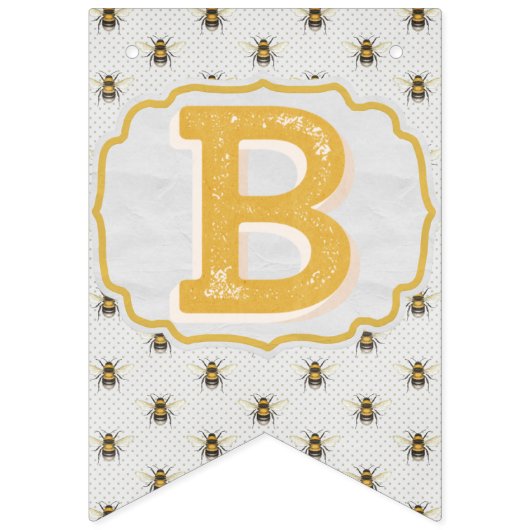 Bride To Bee - Zwart-wit plaid banner (Derde vlag)