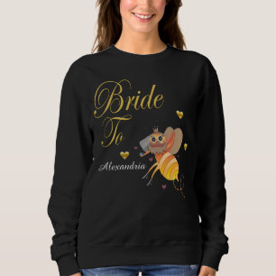 Bride tot bee Bridal personaliseer het Sweatshirt