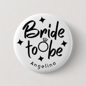 Bride tot Vrijgezellenfeest Ronde Button 5,7 Cm (Voorkant)