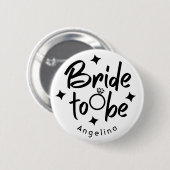 Bride tot Vrijgezellenfeest Ronde Button 5,7 Cm (Voorkant /achterkant)