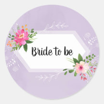 Bride tot waterverf florale vrijgezellenfeest clas