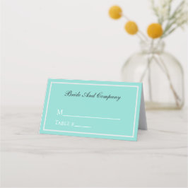 Bride Touch Silver Wedding Suite Elegant Plaatskaartje