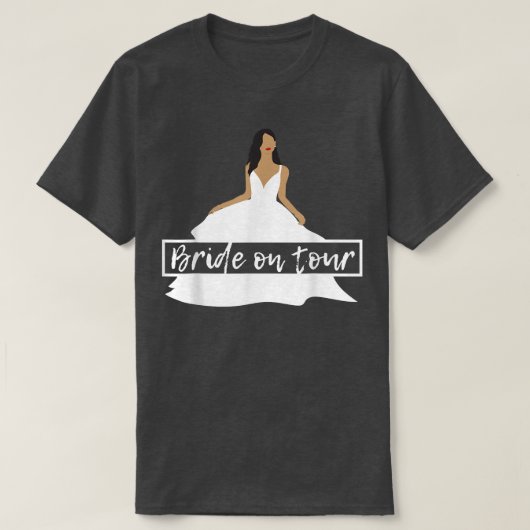 Bride Tour Marriage Bachelorette Party T-Shirt (Design voorkant)