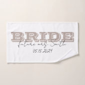 Bride Towel, Personalized Gift Bad Handdoek (Handdoek)