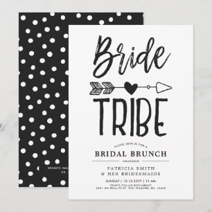 Bride Tribe   Bridal Brunch Wedding Kaart