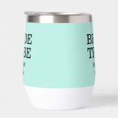 Bride Tribe Bridal Party Turquoise (Rechts)