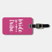 Bride Tribe Bridesmaid women's bagagelabel (Voorkant horizontaal)