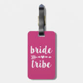 Bride Tribe Bridesmaid women's bagagelabel (Achterkant verticaal)