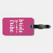 Bride Tribe Bridesmaid women's bagagelabel (Achterkant horizontaal)
