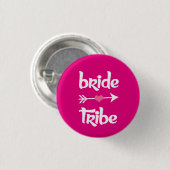 Bride Tribe Bridesmaïde vrouwen Ronde Button 3,2 Cm (Voorkant /achterkant)