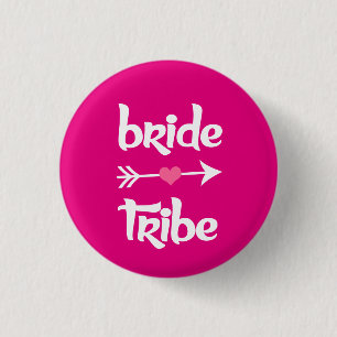 Bride Tribe Bridesmaïde vrouwen Ronde Button 3,2 Cm