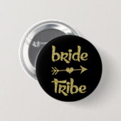 Bride Tribe Bridesmaïde vrouwen Ronde Button 5,7 Cm (Voorkant /achterkant)