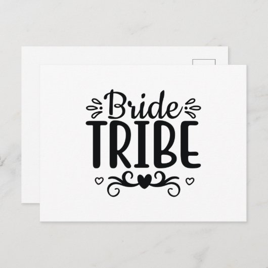Bride tribe briefkaart (Voorkant / Achterkant)