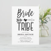 Bride Tribe | Bruidsbrunch Huwelijk Kaart (Staand voorkant)