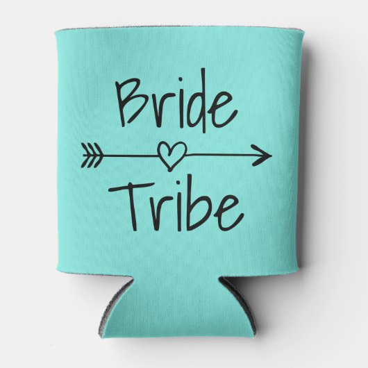 Bride Tribe bruiloft turkooise koelboxxen Blikjeskoeler (Voorkant)