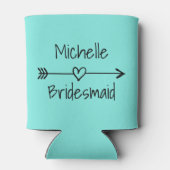 Bride Tribe bruiloft turkooise koelboxxen Blikjeskoeler (Achterkant)