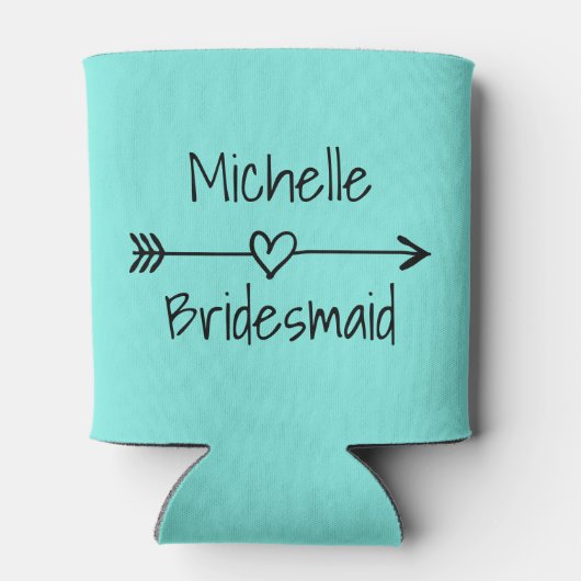 Bride Tribe bruiloft turkooise koelboxxen Blikjeskoeler (Achterkant)