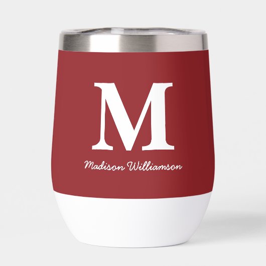 Bride Tribe Burgundy Bridal Shower (Achterkant)