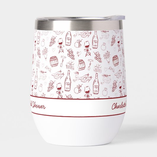 Bride Tribe Burgundy Bridal Shower (Links)