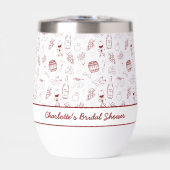 Bride Tribe Burgundy Bridal Shower (Voorkant)