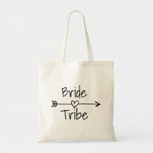 Bride Tribe-canvas tassen voor bruin- en bruiloft